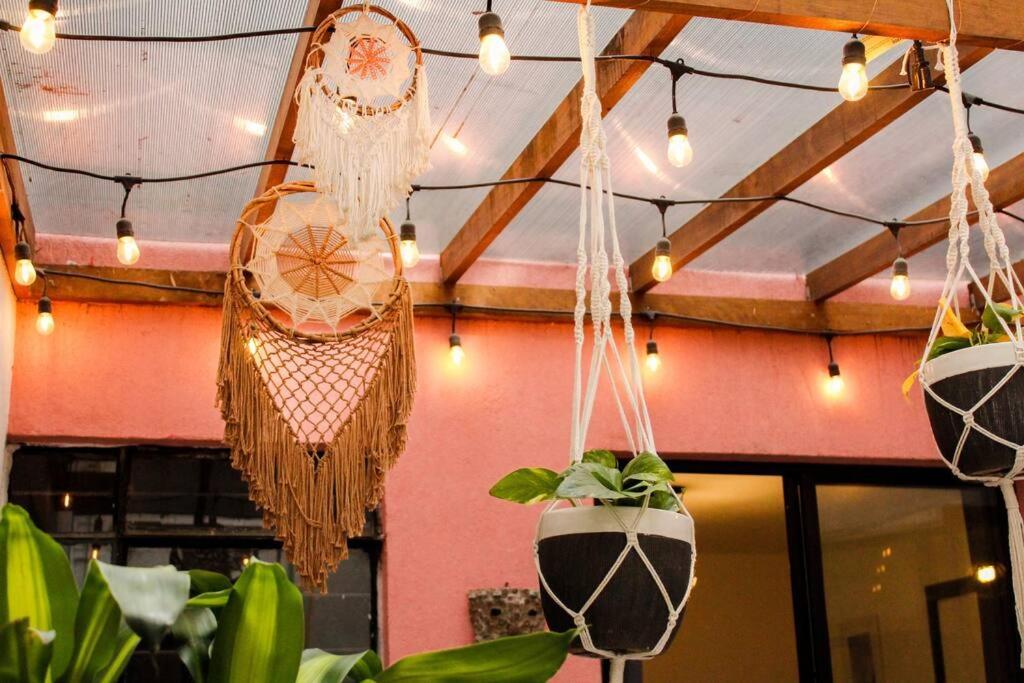 New Mex Inspired Bo-Ho Chic Apartment With Private Patio And Roof Terrace Cidade do México Exterior foto
