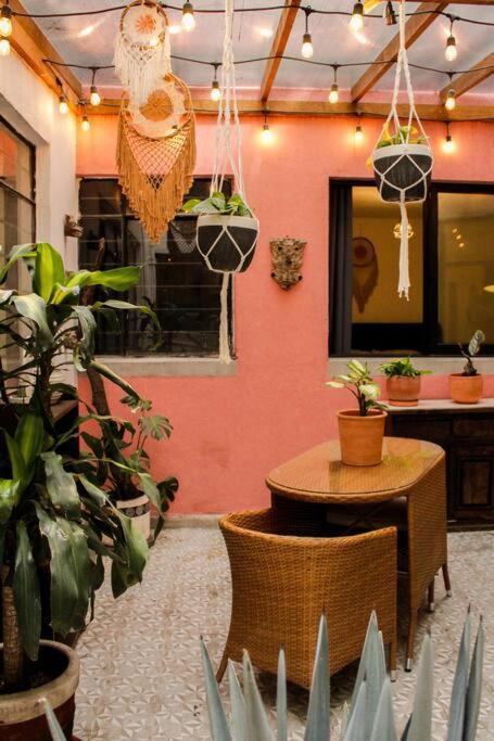 New Mex Inspired Bo-Ho Chic Apartment With Private Patio And Roof Terrace Cidade do México Exterior foto